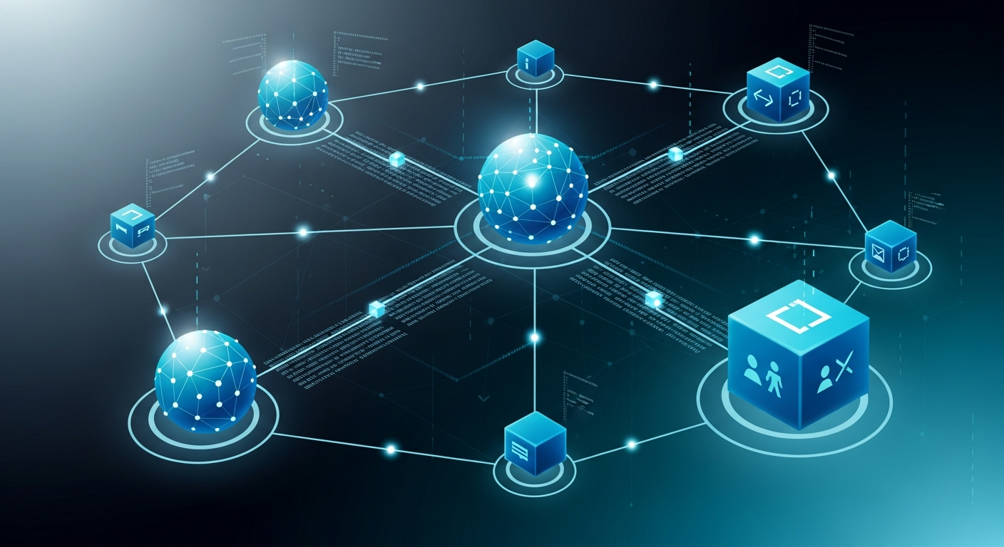 Backlinks connecting websites with SEO and AI search visualization