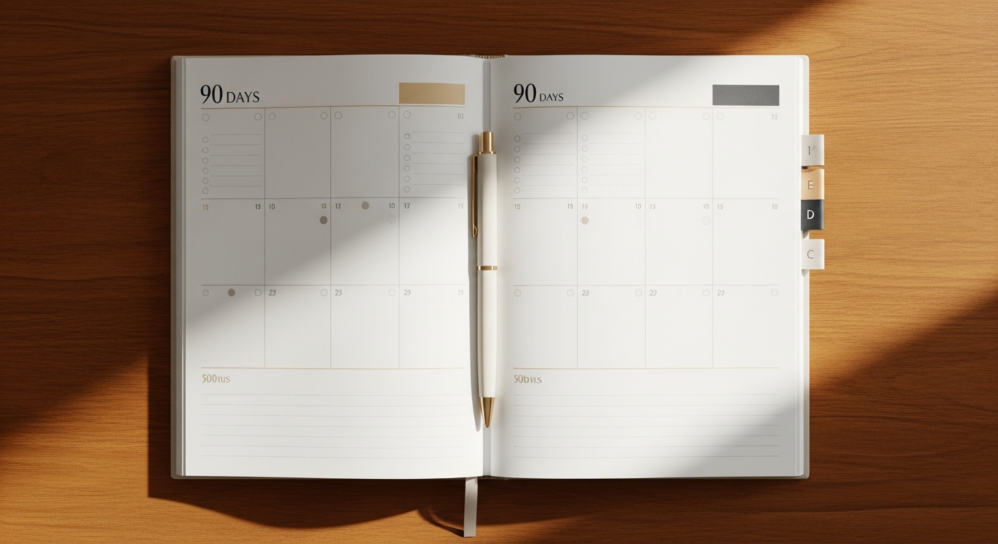 90-day plan checklist for small business website lead generation